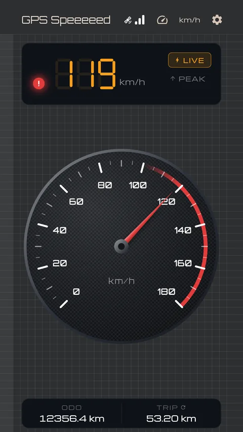 Analog car dial